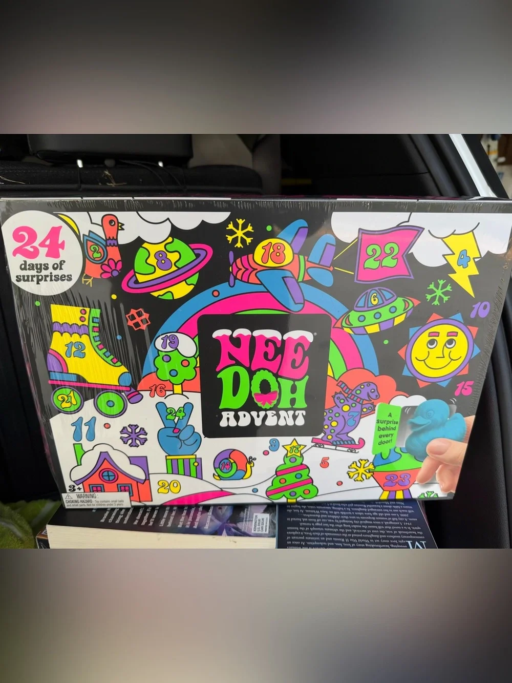 2026 NeeDoh Advent Calendar - Neon Holiday Surprise-sealed